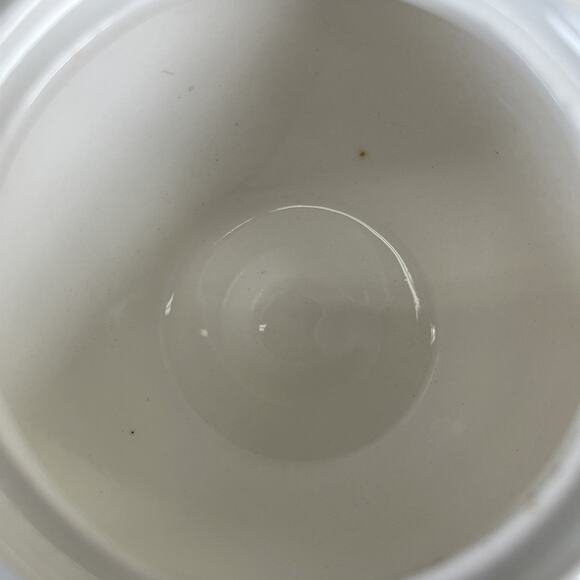 Lefton Handpainted Jelly/Jam Dish, Americana Rose Design 5”x 5” w/o Spoon Chrty - Picture 9 of 14